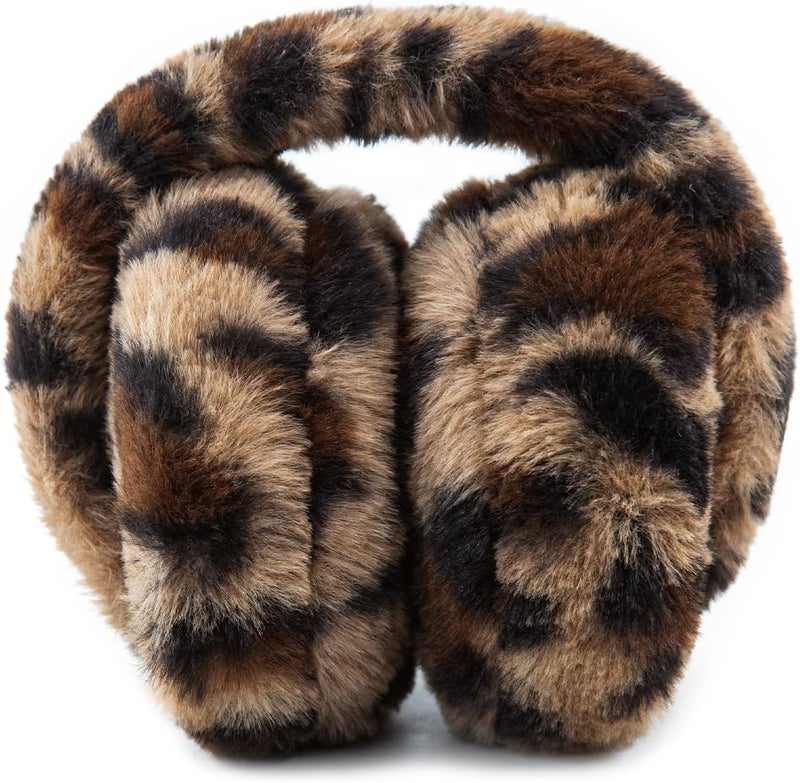 YATANAM Women Ear Muffs Winter Girls White Earmuffs Fuzzy Kids Black Ear Muff Cute Fluffy Ear Warmers Foldable Ear Covers Boy - Image 2